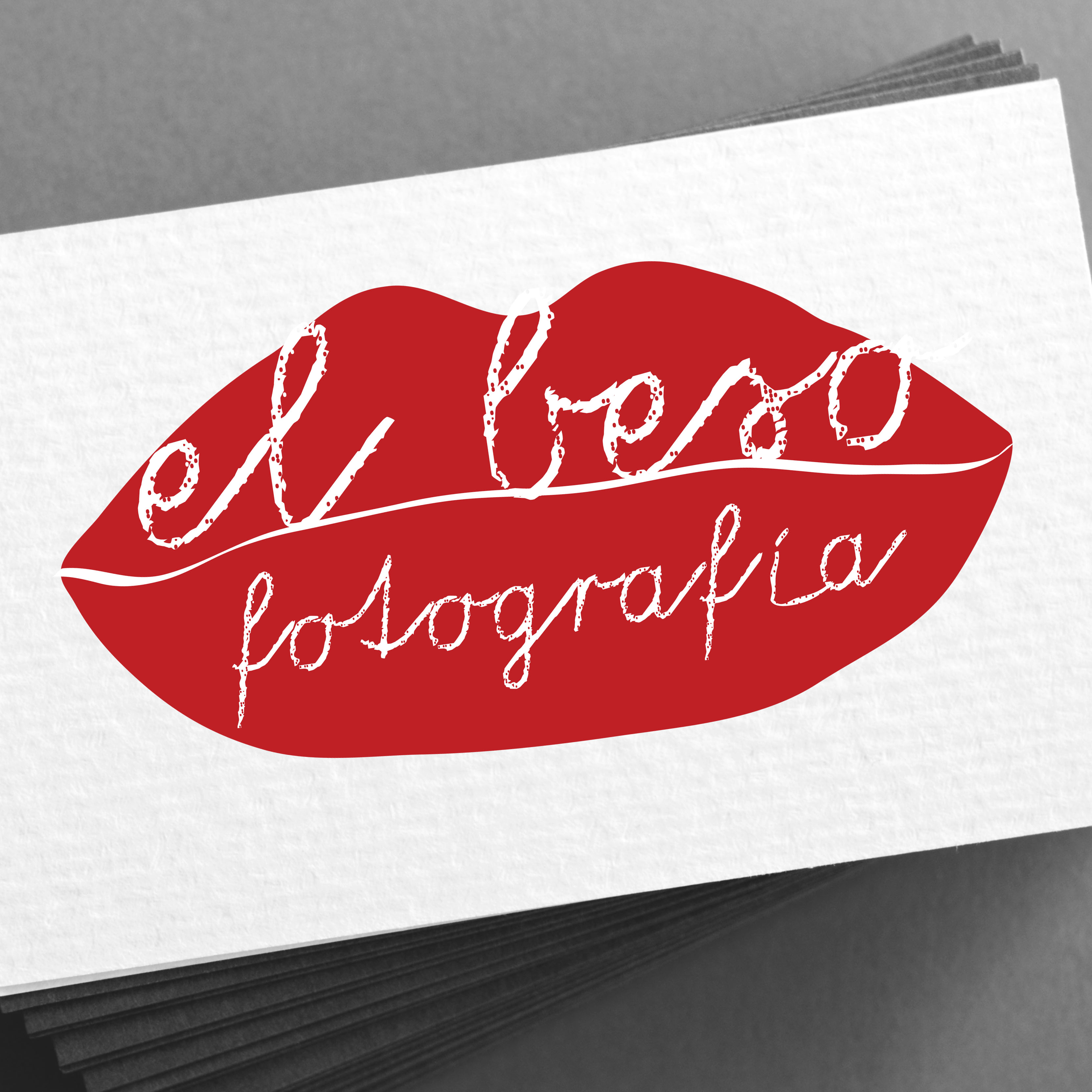 Pile of blank business cards on table