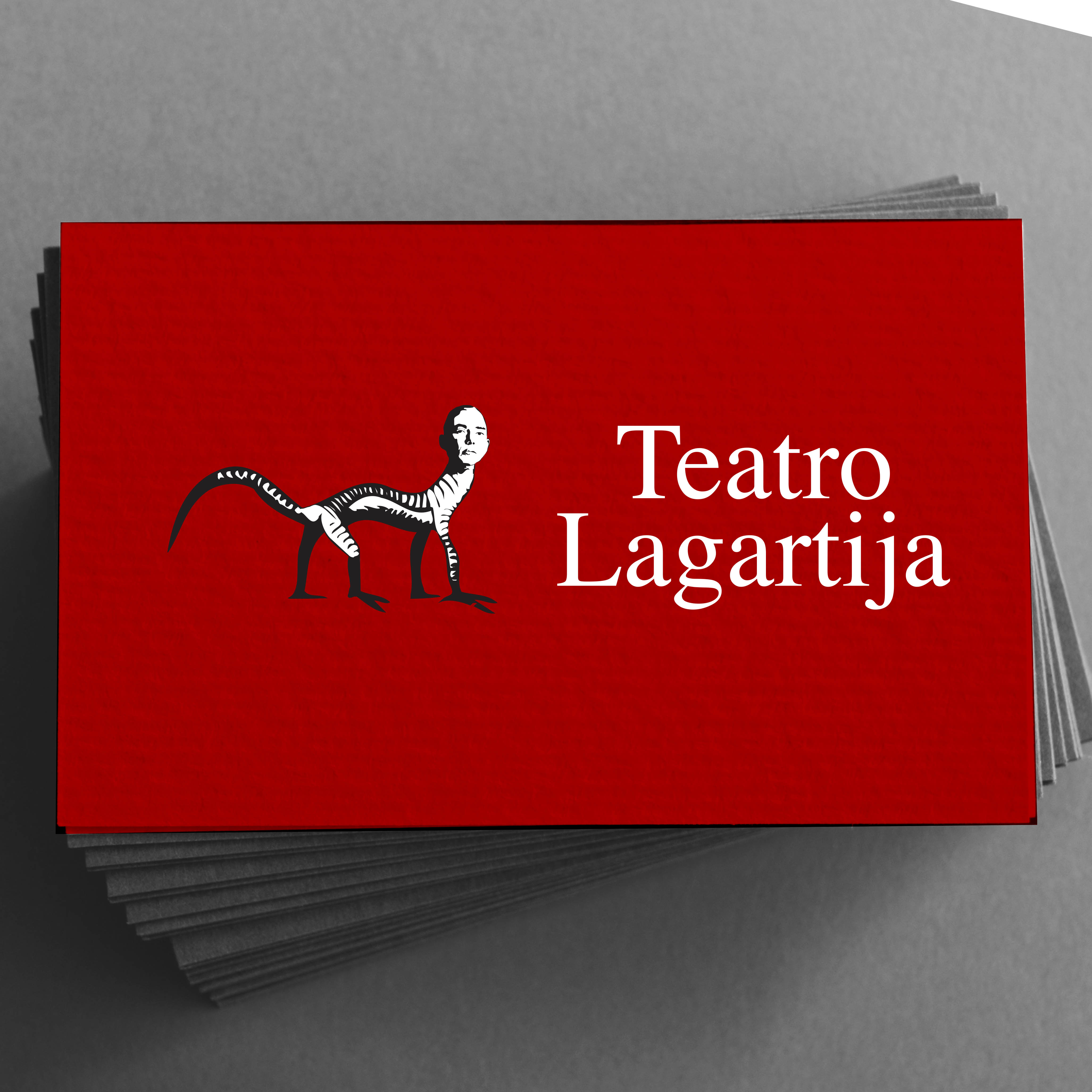 Pile of blank business cards on table