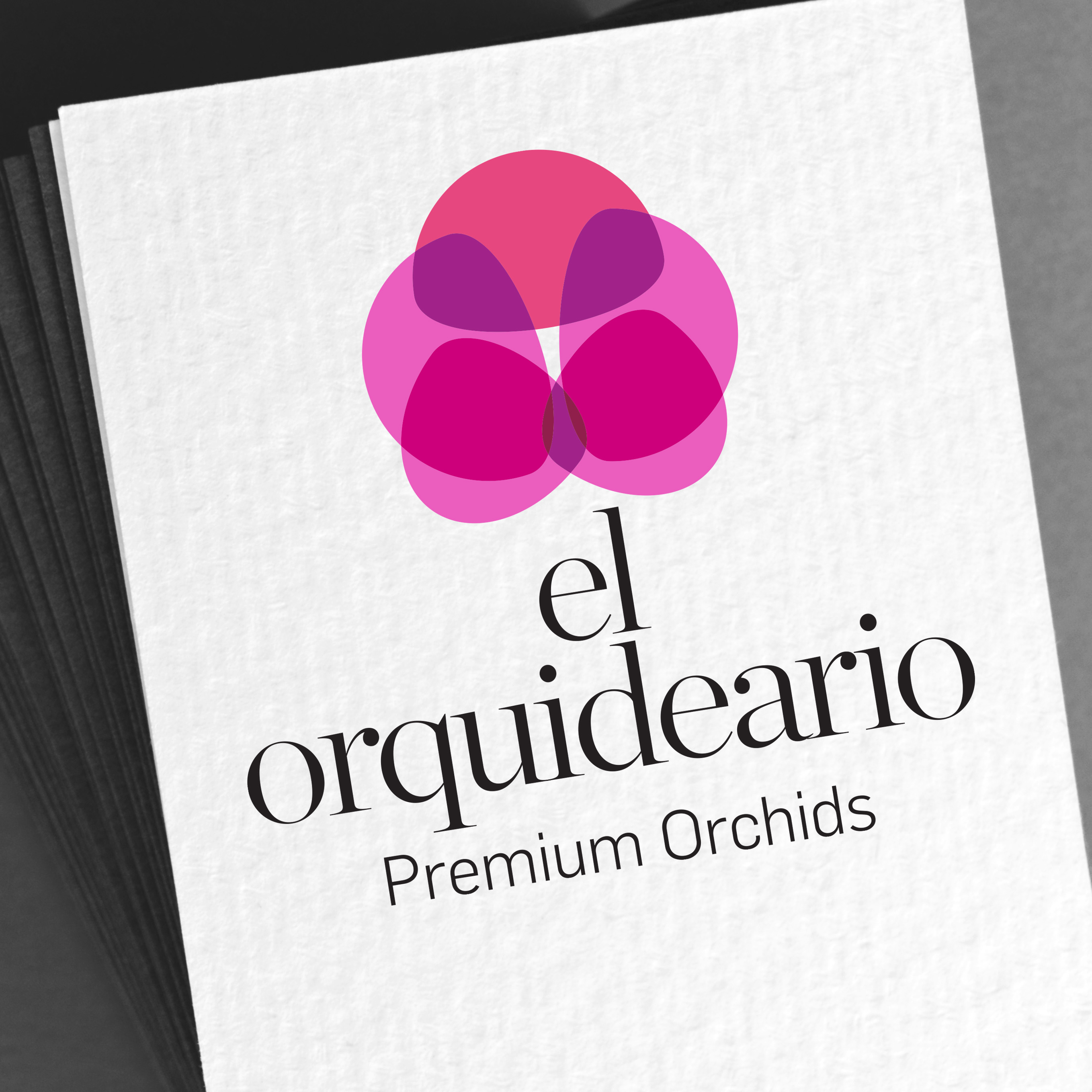 Pile of blank business cards on table